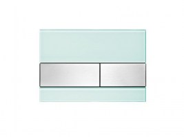 PLACA ACCIONAMIENTO DESCARGA WC VERDE MENTA-INOX TECE